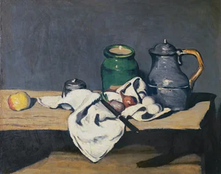 Nature morte avec une bouilloire en étain, 1869